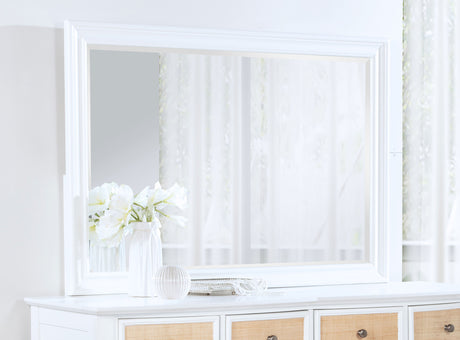 Bexhill Dresser Mirror White - Tampa Furniture Outlet