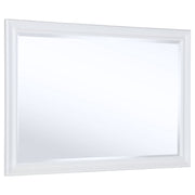 Tampa Furniture Outlet - Coaster - Bexhill Dresser Mirror White - 223474