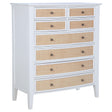 Tampa Furniture Outlet - Coaster - Bexhill 8-drawer Chest of Drawers White - 223475