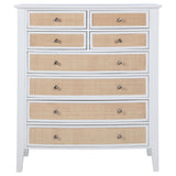 Bexhill 8-drawer Chest of Drawers White - Tampa Furniture Outlet
