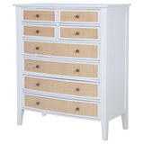 Bexhill 8-drawer Chest of Drawers White - Tampa Furniture Outlet