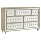 Antonella 4-piece California King Bedroom Set Ivory - Tampa Furniture Outlet