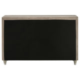 Antonella 7-drawer Upholstered Dresser Ivory and Camel