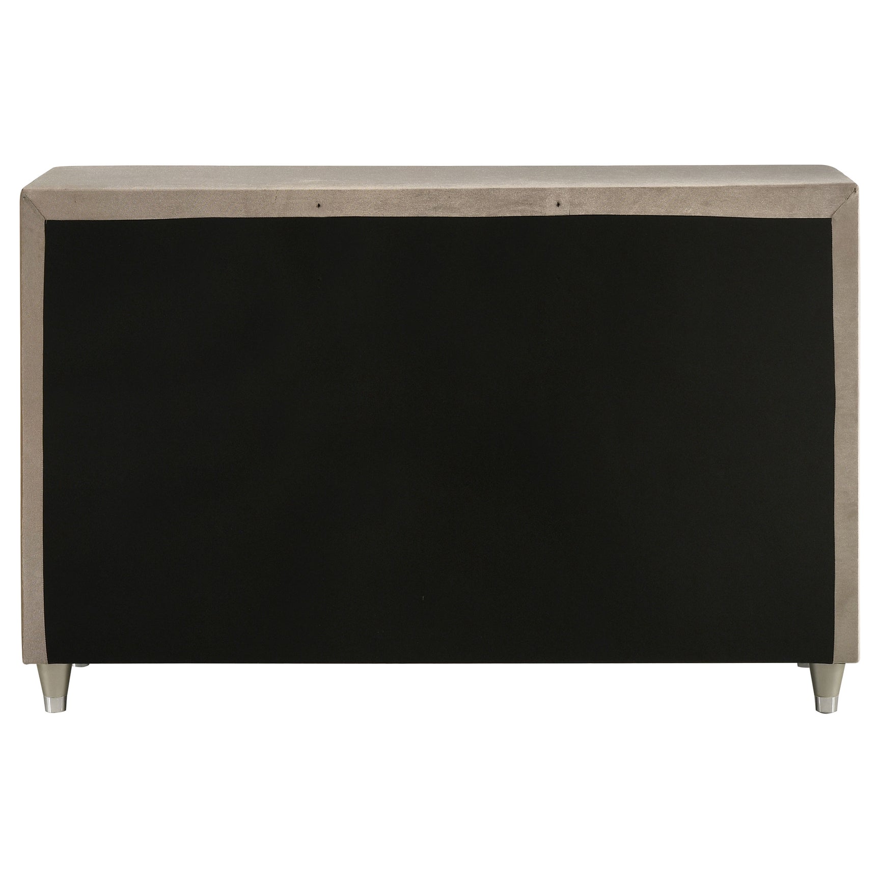 Antonella 7-drawer Upholstered Dresser Ivory and Camel