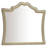 Tampa Furniture Outlet - Coaster - Antonella Upholstered Dresser Mirror Camel - 223524
