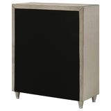 Antonella 5-drawer Bedroom Chest Ivory and Camel