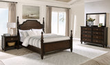 Tampa Furniture Outlet - Coaster - Andover 4-piece Queen Bedroom Set Dark Oak - 223631Q-S4