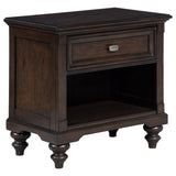 Andover 4-piece Queen Bedroom Set Dark Oak - Tampa Furniture Outlet
