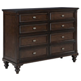 Andover 4-piece Queen Bedroom Set Dark Oak - Tampa Furniture Outlet