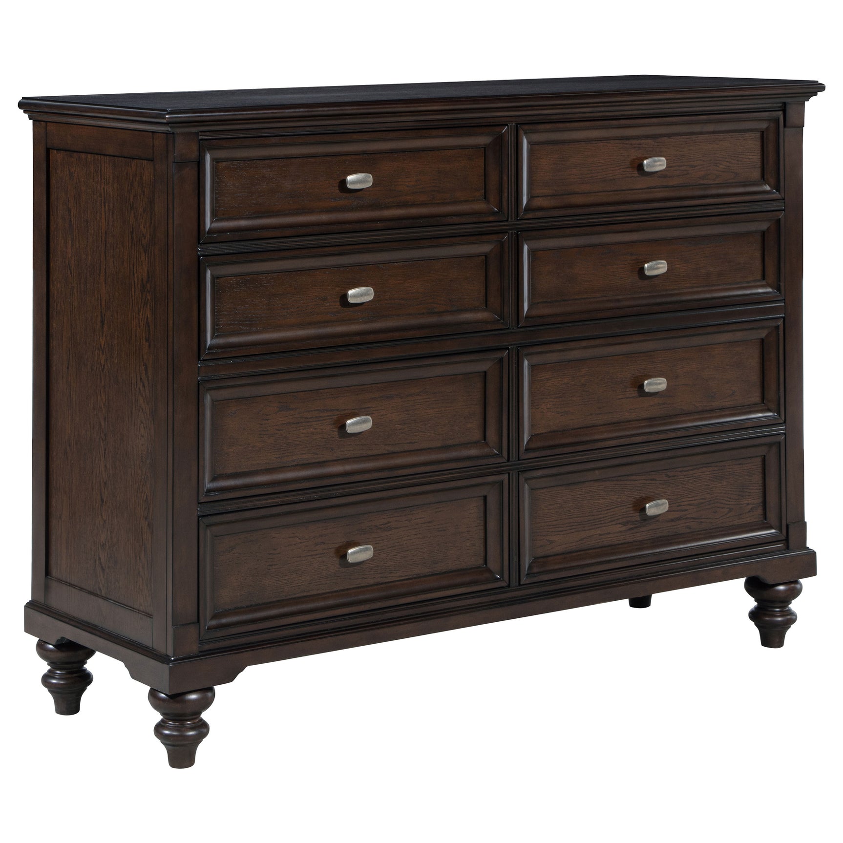 Andover 4-piece Queen Bedroom Set Dark Oak - Tampa Furniture Outlet