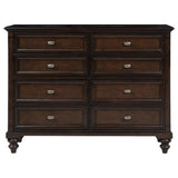 Andover 4-piece Queen Bedroom Set Dark Oak - Tampa Furniture Outlet