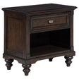 Tampa Furniture Outlet - Coaster - Andover 1-drawer Nightstand Bedside Table Dark Oak - 223632