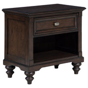 Tampa Furniture Outlet - Coaster - Andover 1-drawer Nightstand Bedside Table Dark Oak - 223632