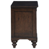 Andover 1-drawer Nightstand Bedside Table Dark Oak - Tampa Furniture Outlet