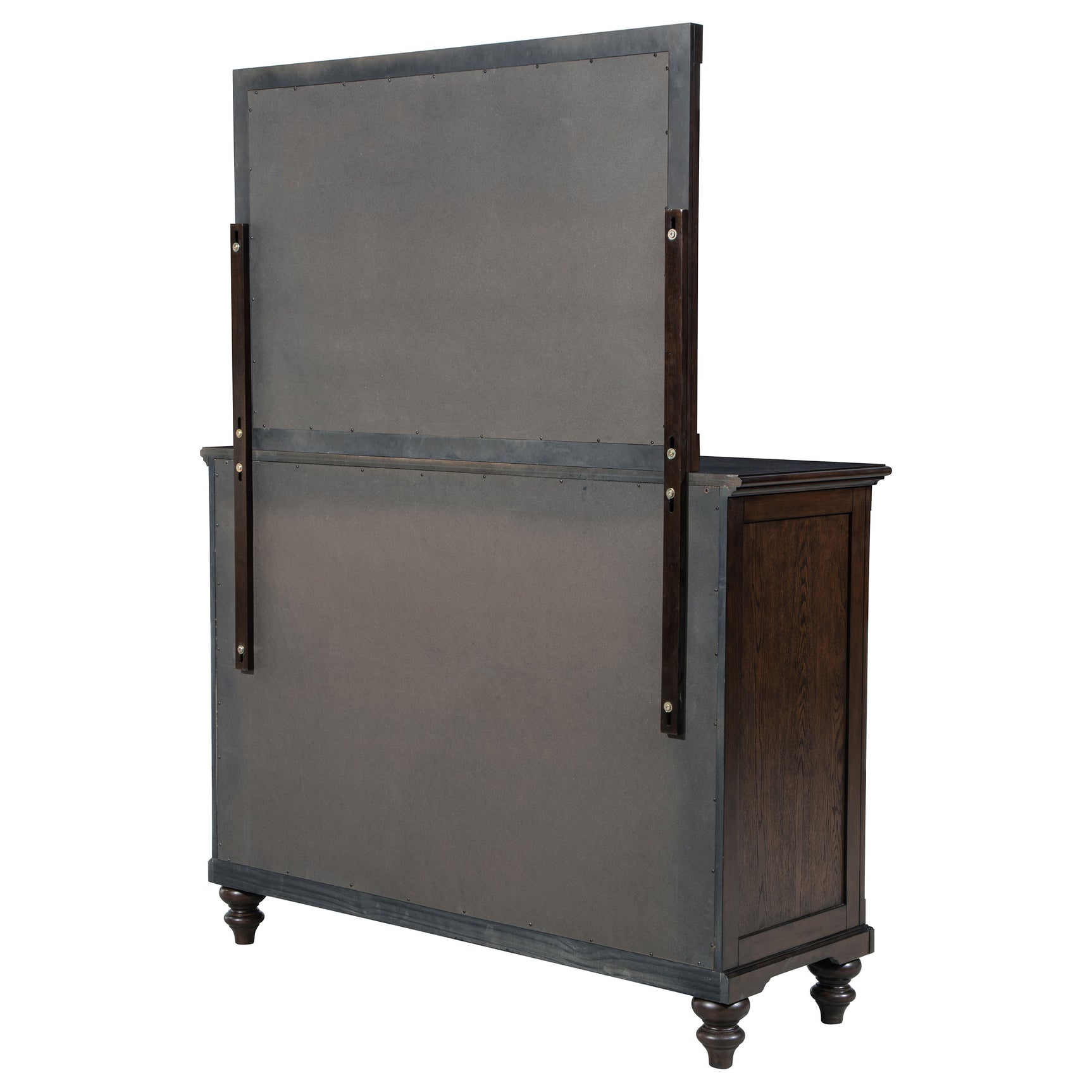 Andover 8-drawer Dresser and Mirror Dark Oak - Tampa Furniture Outlet
