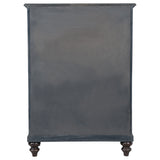 Andover 5-drawer Chest of Drawers Dark Oak - Tampa Furniture Outlet
