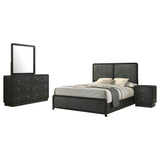 Cavelle 4-piece Eastern King Bedroom Set Black - Tampa Furniture Outlet