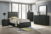 Tampa Furniture Outlet - Coaster - Cavelle 5-piece Twin Bedroom Set Black - 223661T-S5