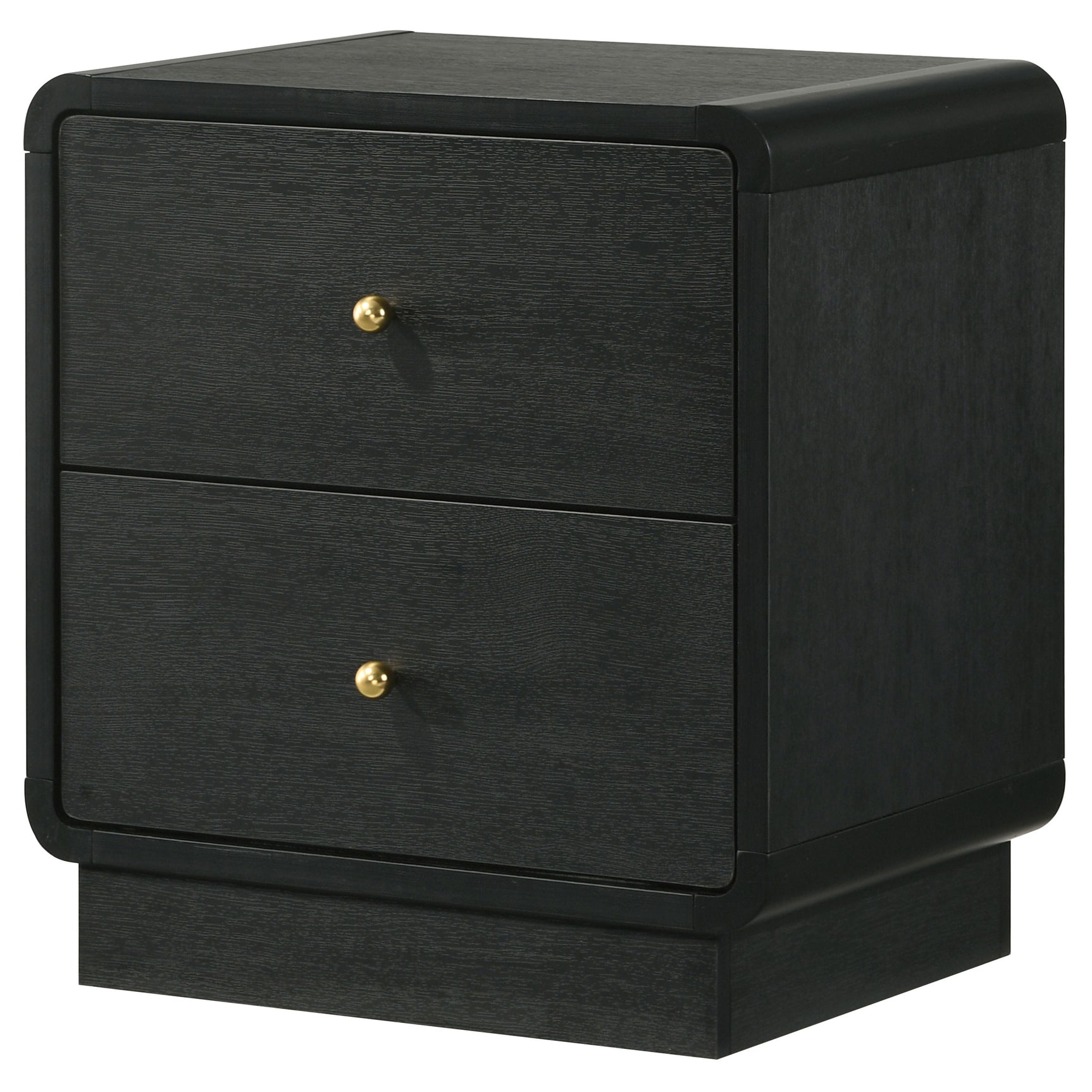 Cavelle 2-drawer Nightstand Bedside Table Black - Tampa Furniture Outlet