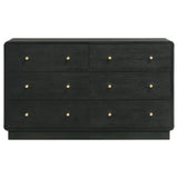 Cavelle 6-drawer Dresser Cabinet Black - Tampa Furniture Outlet