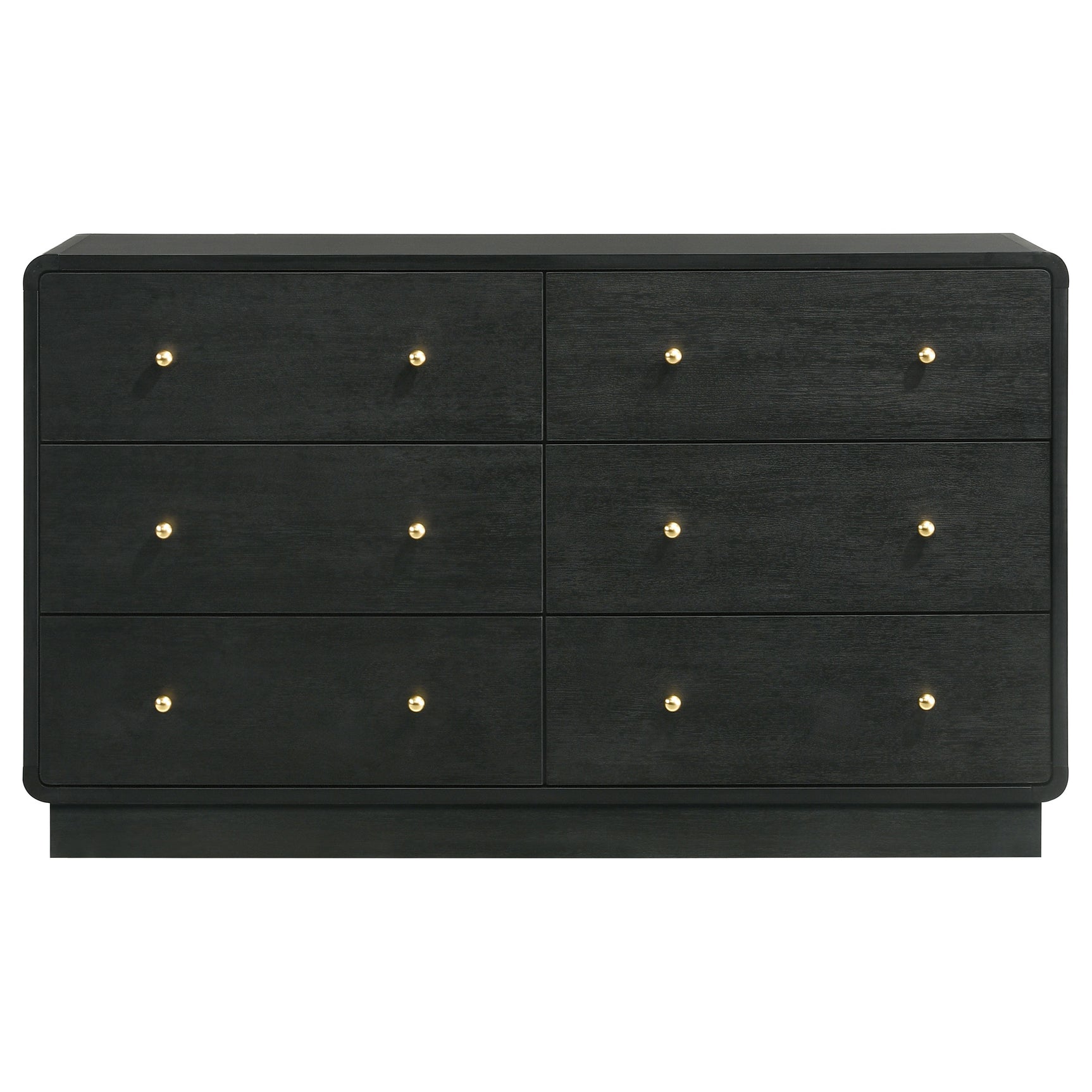 Cavelle 6-drawer Dresser Cabinet Black - Tampa Furniture Outlet
