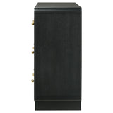 Cavelle 6-drawer Dresser Cabinet Black - Tampa Furniture Outlet
