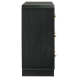 Cavelle 6-drawer Dresser Cabinet Black - Tampa Furniture Outlet