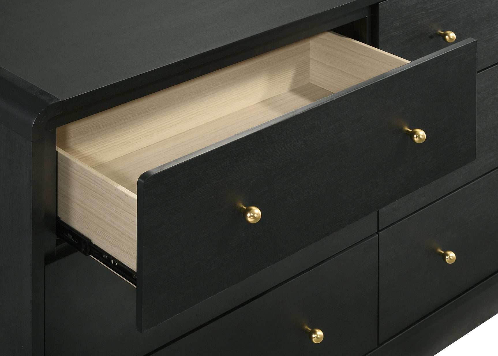Cavelle 6-drawer Dresser Cabinet Black - Tampa Furniture Outlet