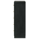 Cavelle 5-drawer Chest of Drawers Black - Tampa Furniture Outlet