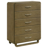 Amsbury 5-piece California King Bedroom Set Nutmeg - Tampa Furniture Outlet
