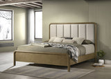 Amsbury 59-inch Upholstered Queen Bed Nutmeg - Tampa Furniture Outlet