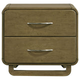Amsbury 2-drawer Nightstand Bedside Table Nutmeg - Tampa Furniture Outlet