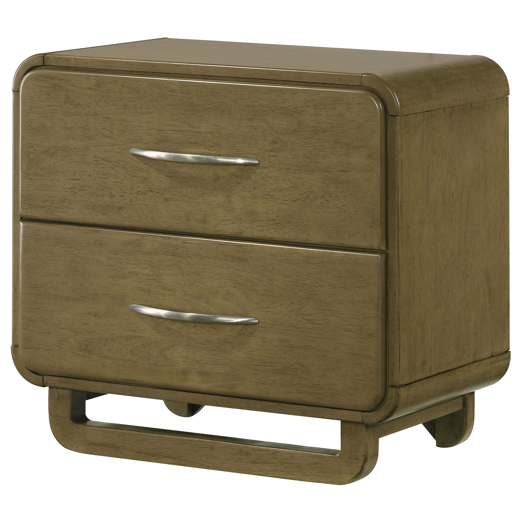 Amsbury 2-drawer Nightstand Bedside Table Nutmeg - Tampa Furniture Outlet