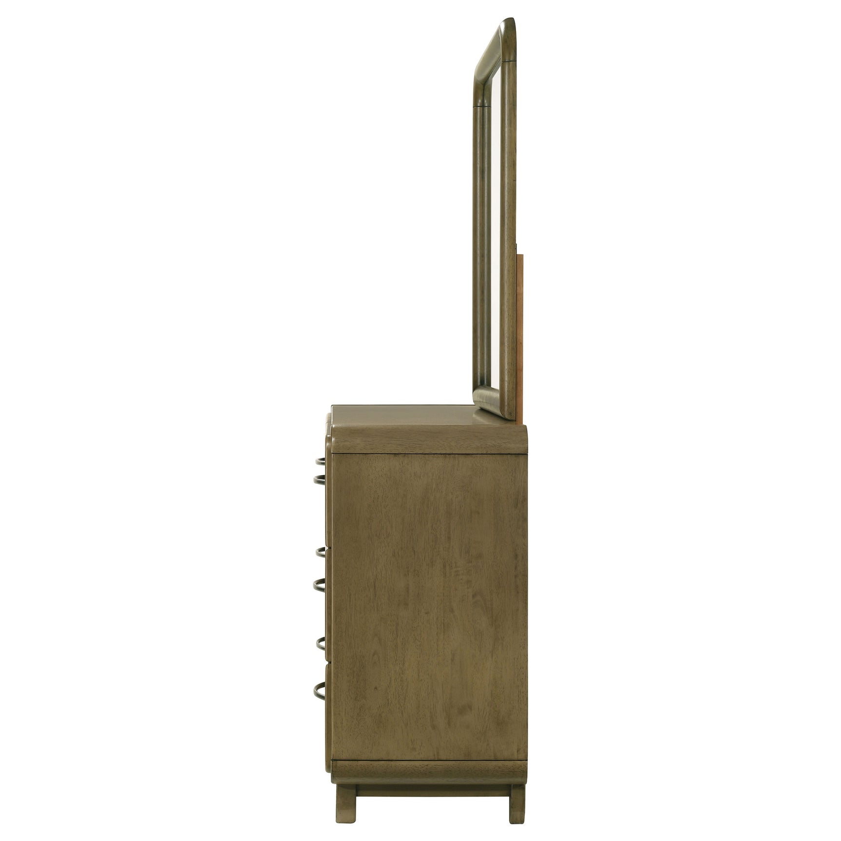 Amsbury 6-drawer Dresser and Mirror Nutmeg - Tampa Furniture Outlet