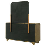 Amsbury 6-drawer Dresser and Mirror Nutmeg - Tampa Furniture Outlet