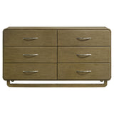 Amsbury 6-drawer Dresser Cabinet Nutmeg - Tampa Furniture Outlet