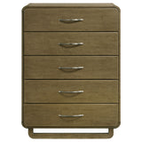 Amsbury 5-drawer Chest of Drawers Nutmeg - Tampa Furniture Outlet
