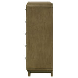 Amsbury 5-drawer Chest of Drawers Nutmeg - Tampa Furniture Outlet