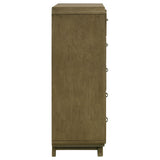 Amsbury 5-drawer Chest of Drawers Nutmeg - Tampa Furniture Outlet