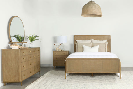 Tampa Furniture Outlet - Coaster - Arini 4-piece Eastern King Bedroom Set Sand Wash - 224300KE-S4