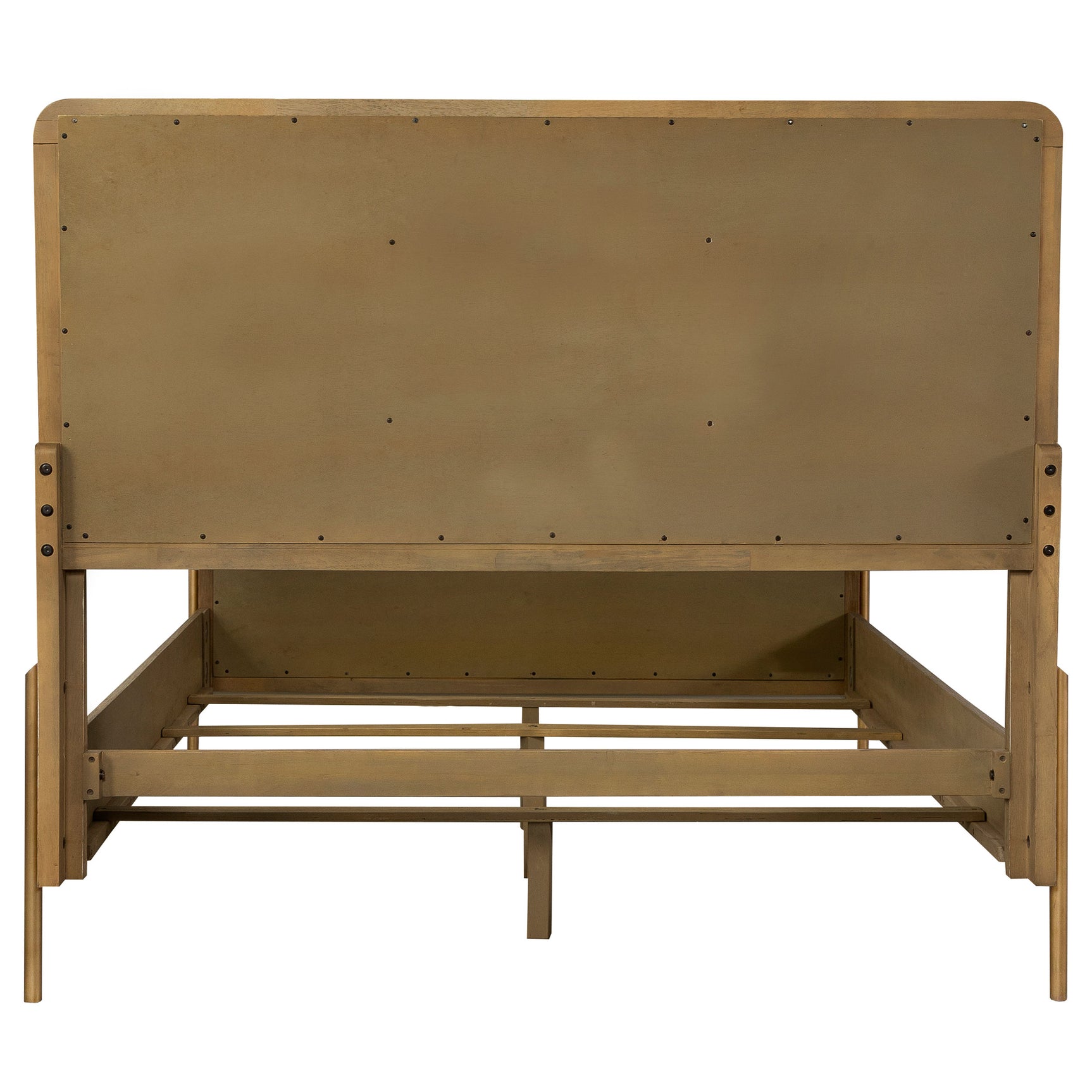 Arini Rattan Eastern King Panel Bed Sand Wash and Natural - Tampa Furniture Outlet
