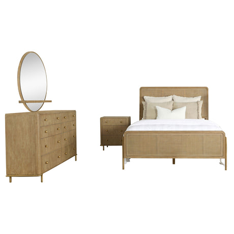 Arini 4-piece California King Bedroom Set Sand Wash - Tampa Furniture Outlet
