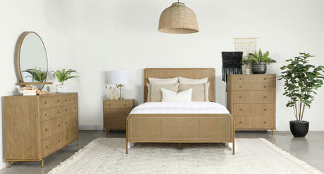 Tampa Furniture Outlet - Coaster - Arini 5-piece California King Bedroom Set Sand Wash - 224300KW-S5