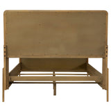 Arini Rattan California King Panel Bed Sand Wash and Natural - Tampa Furniture Outlet