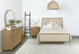 Tampa Furniture Outlet - Coaster - Arini 4-piece California King Bedroom Set Cream and Sand Wash - 224301KWCRM-S4
