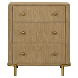 Arini 4-piece California King Bedroom Set Cream and Sand Wash - Tampa Furniture Outlet