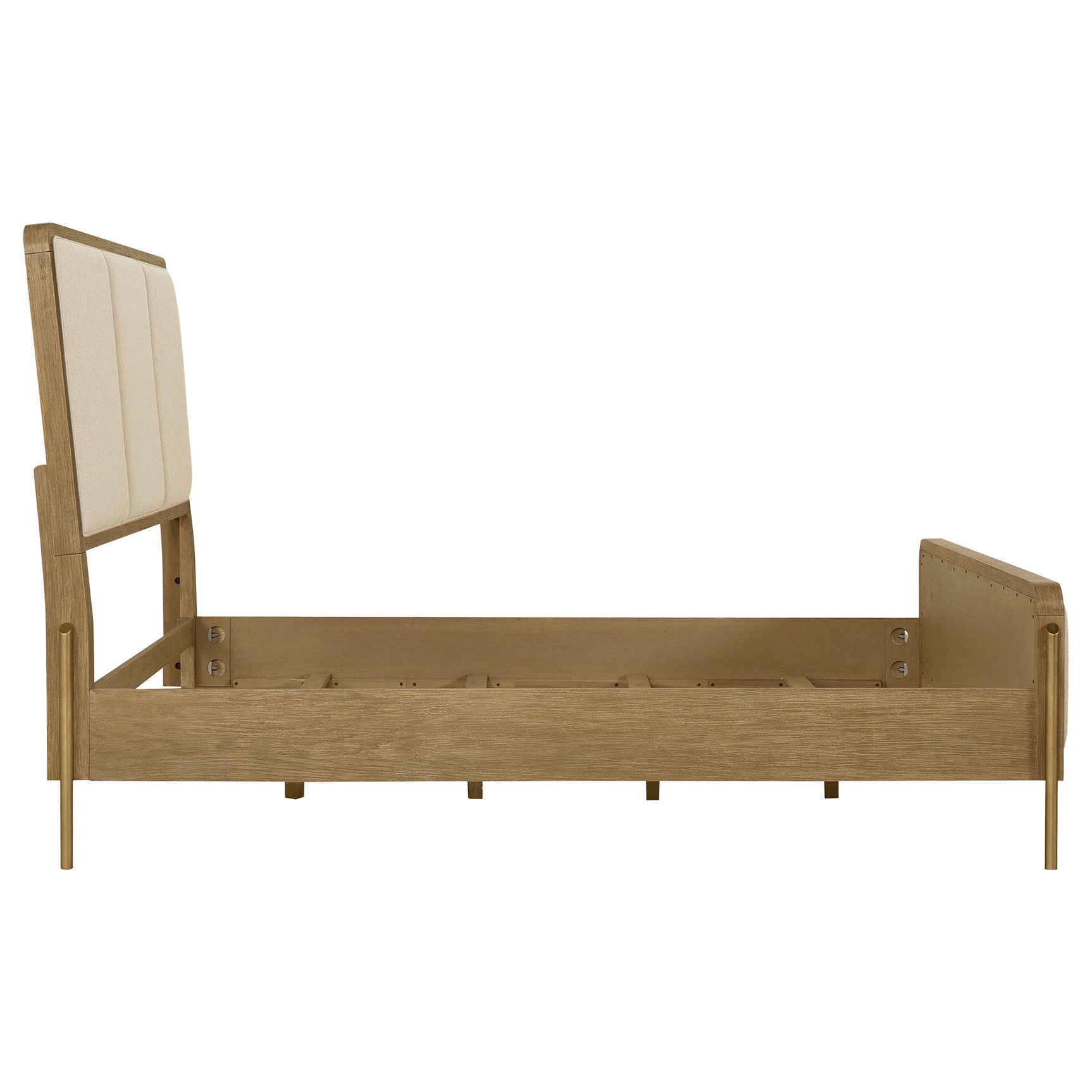 Arini 56-inch Queen Panel Bed Cream and Sand Wash - Tampa Furniture Outlet