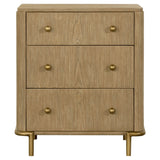 Arini 3-drawer Nightstand Sand Wash - Tampa Furniture Outlet