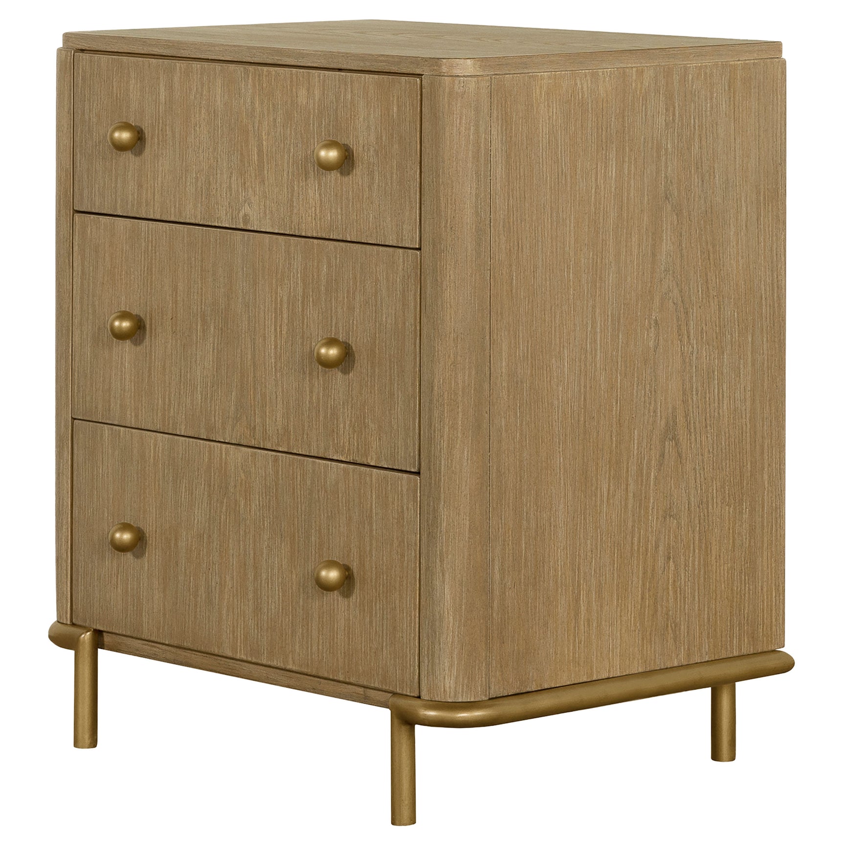 Arini 3-drawer Nightstand Sand Wash - Tampa Furniture Outlet