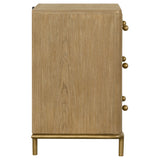 Arini 3-drawer Nightstand Sand Wash - Tampa Furniture Outlet